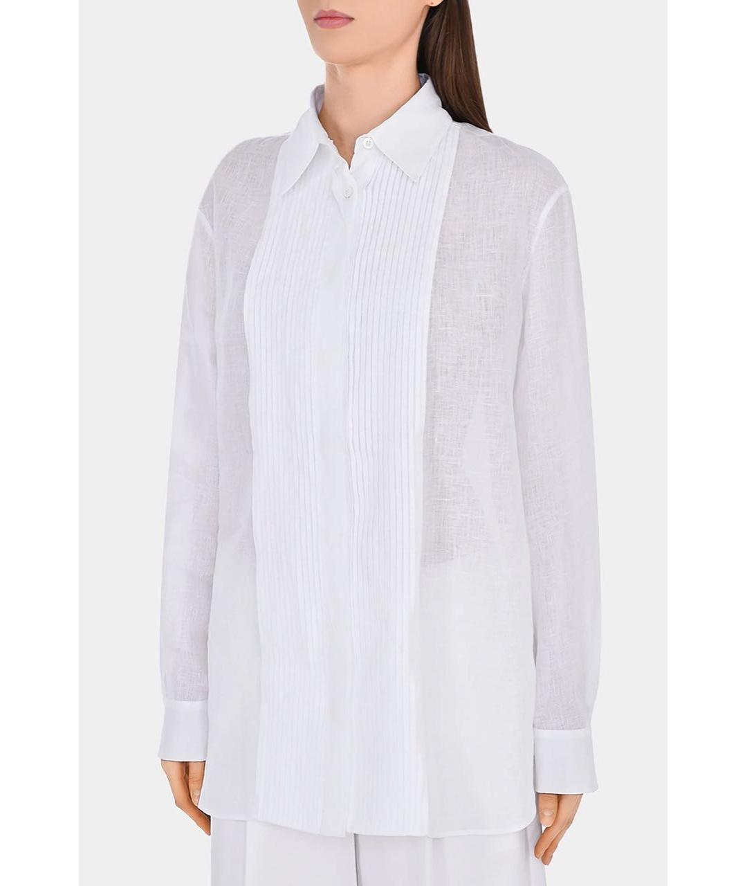 KITON Белая хлопковая рубашка, фото 2