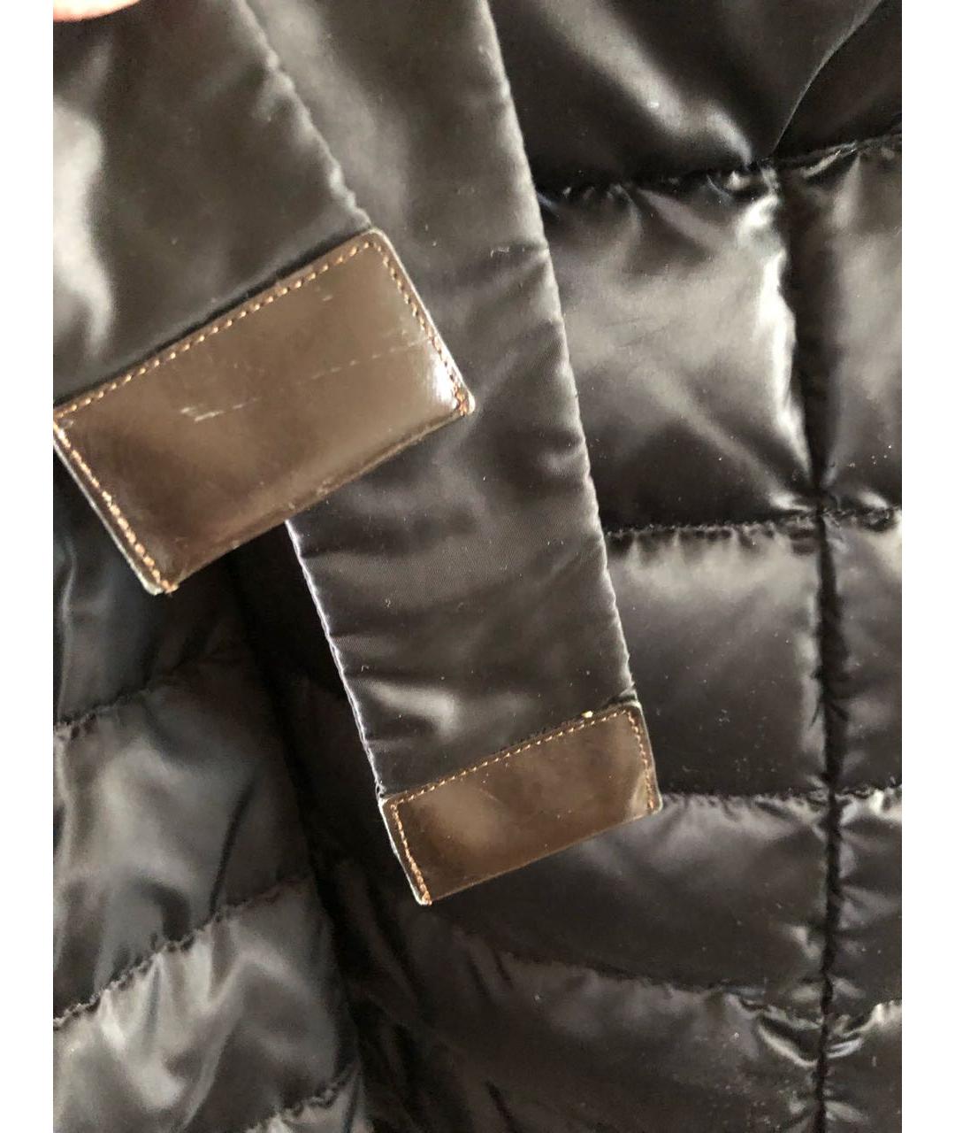 'S MAX MARA Черный меховой пуховик, фото 5