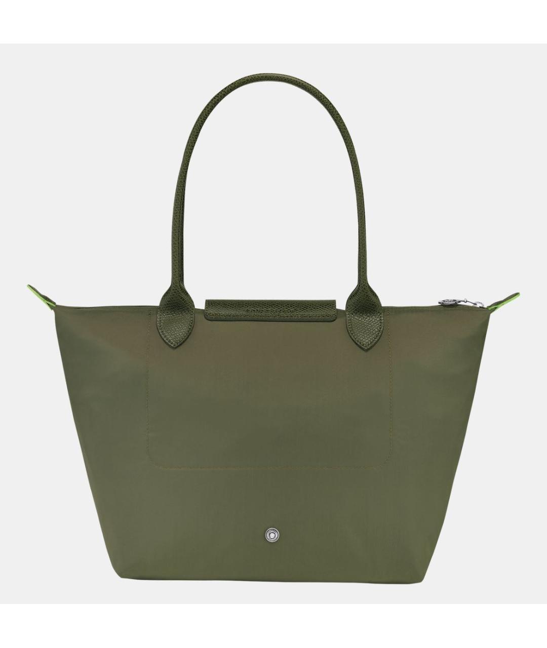LONGCHAMP Хаки тканевая сумка тоут, фото 3