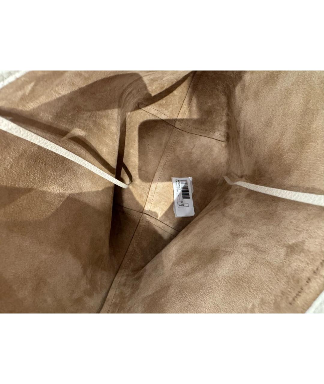 THE ROW Бежевая кожаная сумка через плечо, фото 4