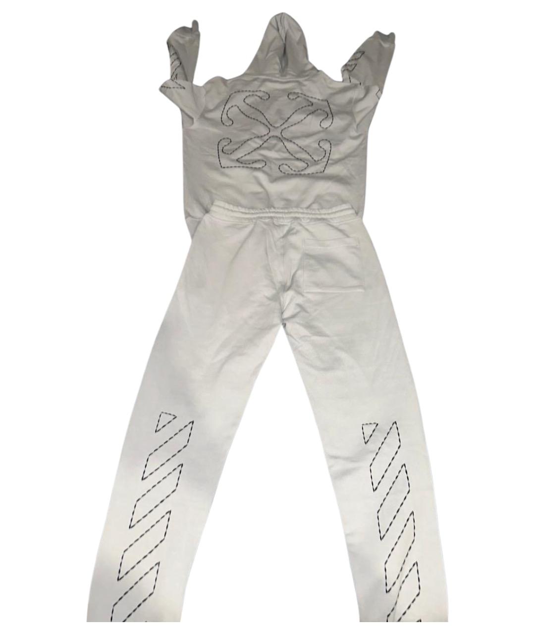 OFF-WHITE Серый хлопковый спортивный костюм, фото 1