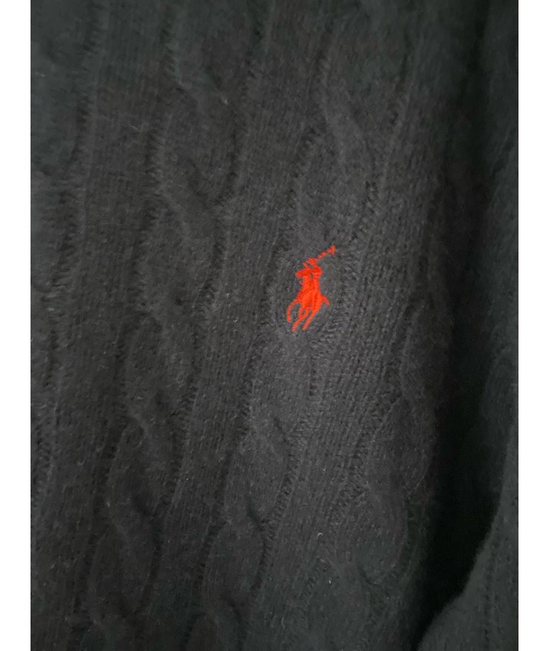 POLO RALPH LAUREN Темно-синий шерстяной джемпер / свитер, фото 4