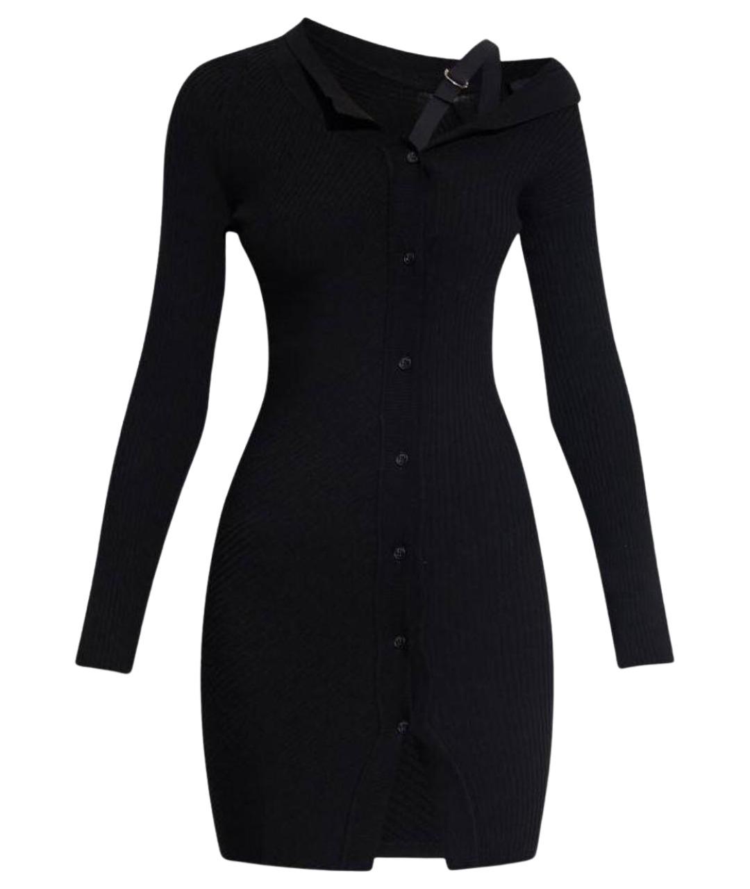 JACQUEMUS Черное повседневное платье, фото 1