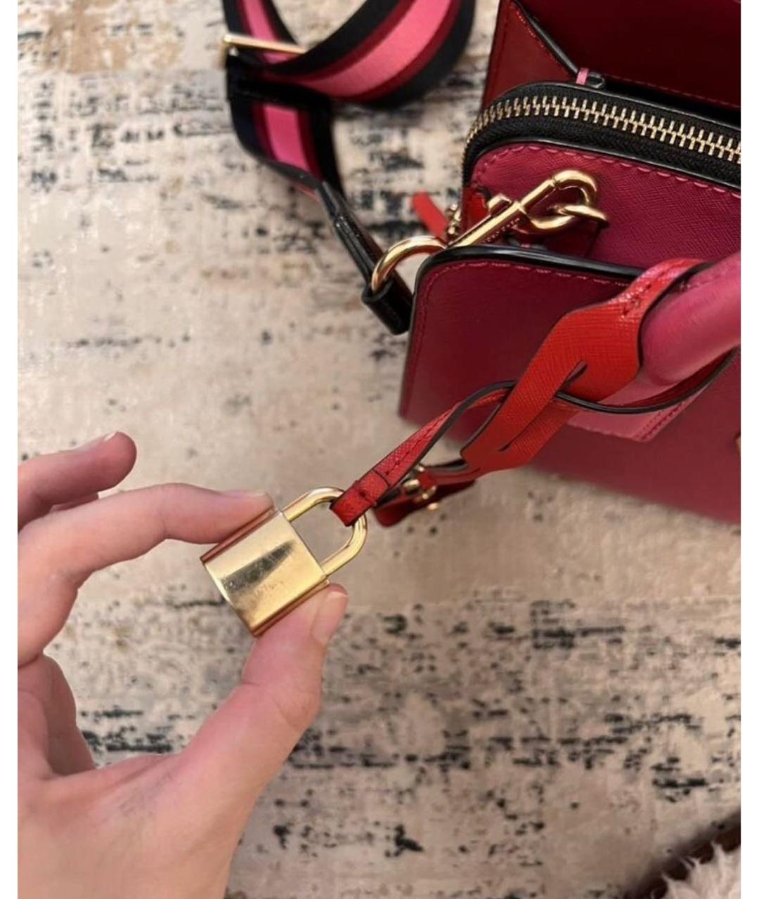 MARC JACOBS Розовая кожаная сумка через плечо, фото 6