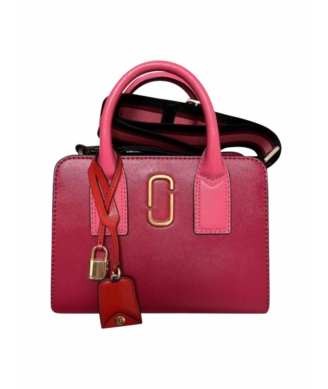 MARC JACOBS Розовая кожаная сумка через плечо, фото 1