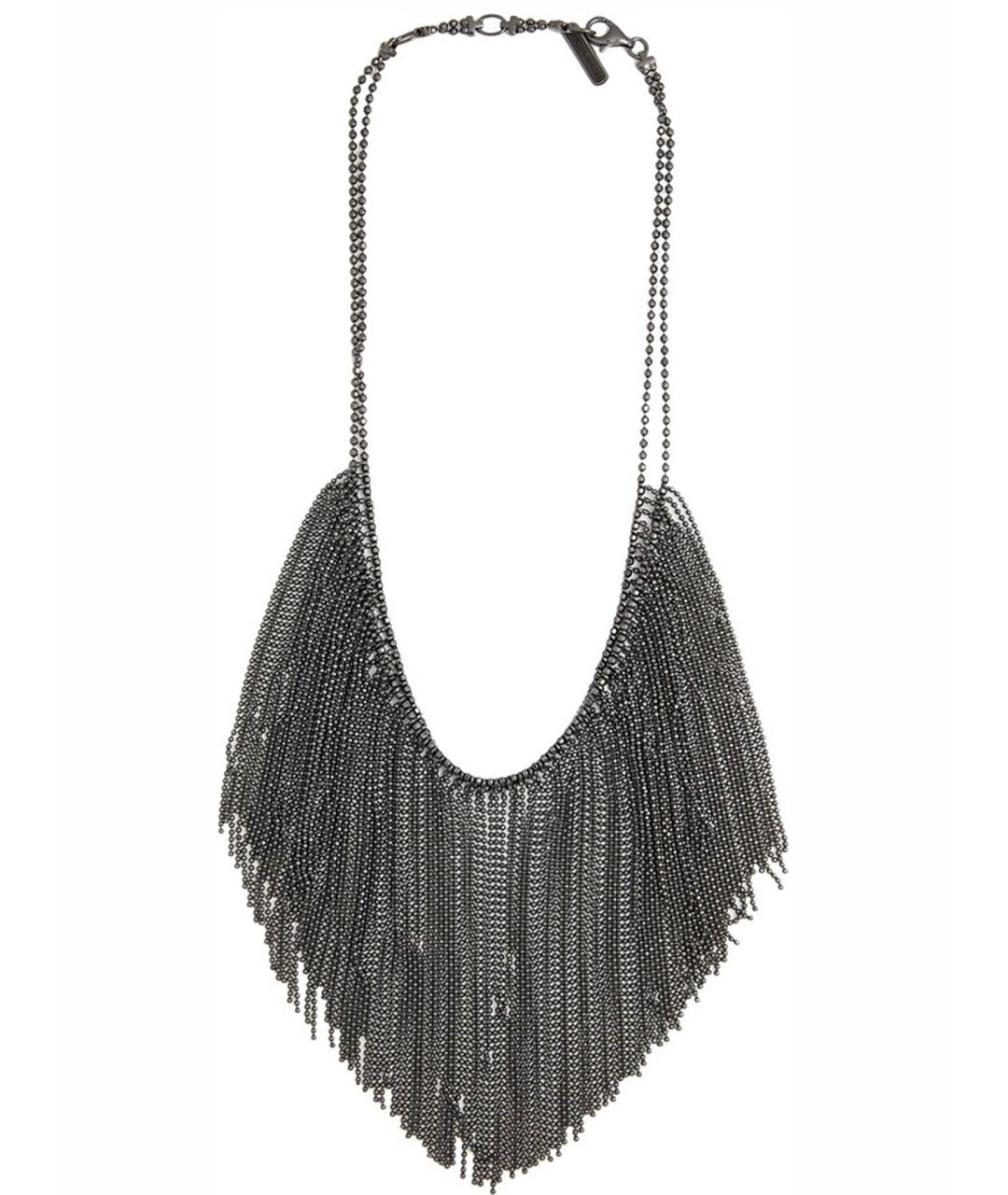 BRUNELLO CUCINELLI Серебряное с серебряным покрытием колье, фото 1