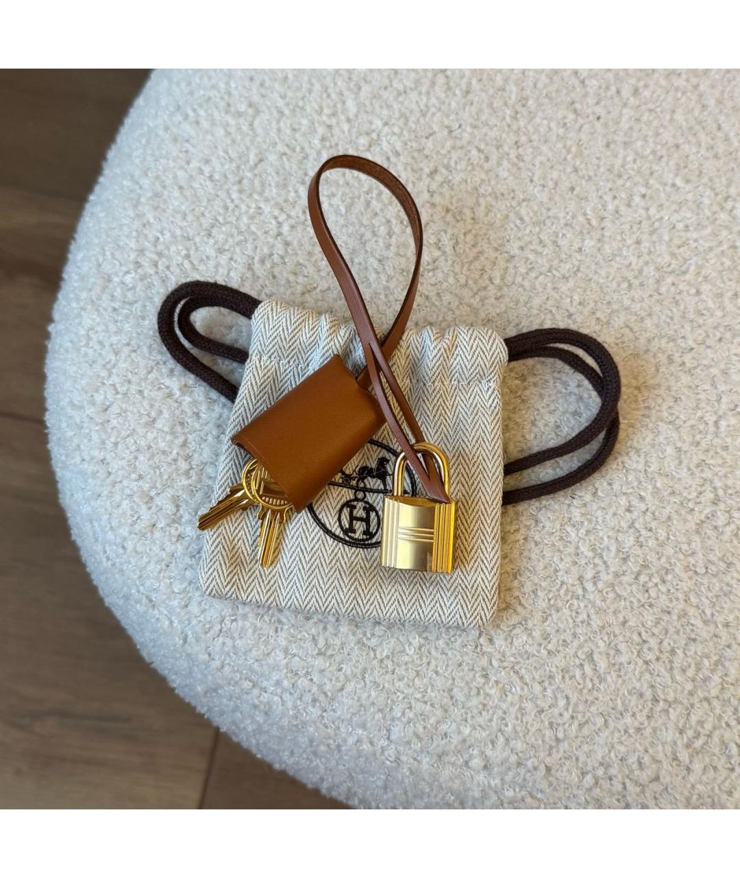 HERMES Розовая сумка с короткими ручками, фото 6