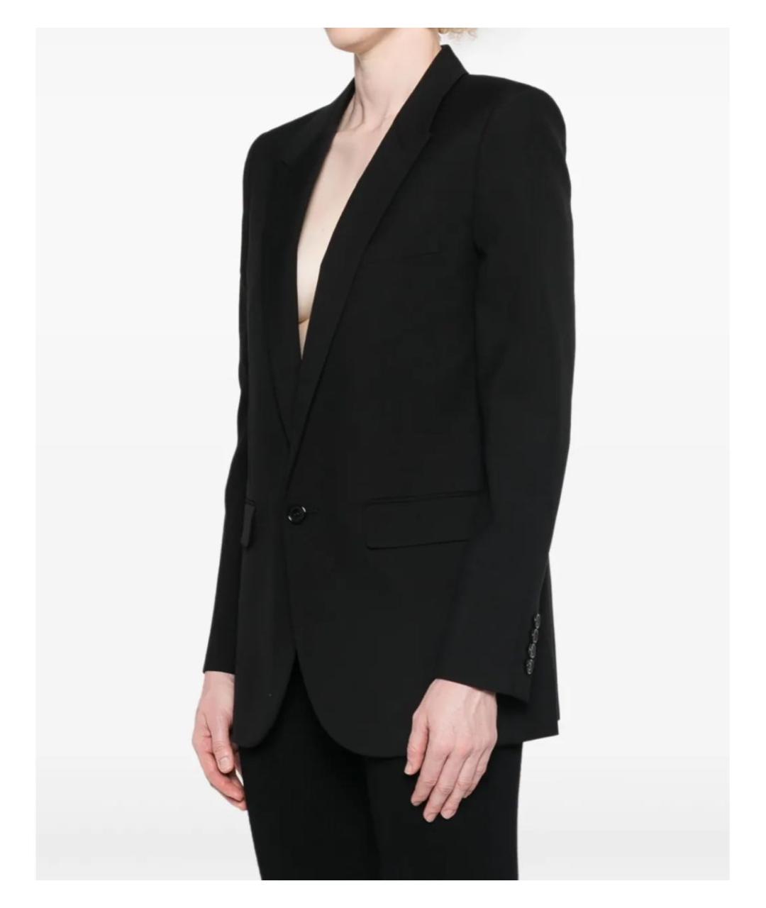 SAINT LAURENT Черный жакет/пиджак, фото 2