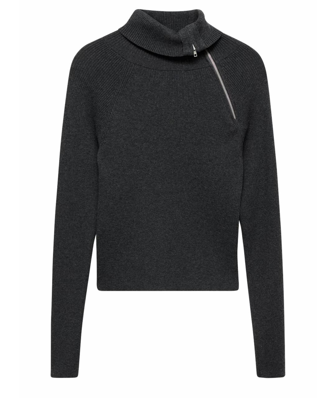 HERMES Черный шерстяной джемпер / свитер, фото 1