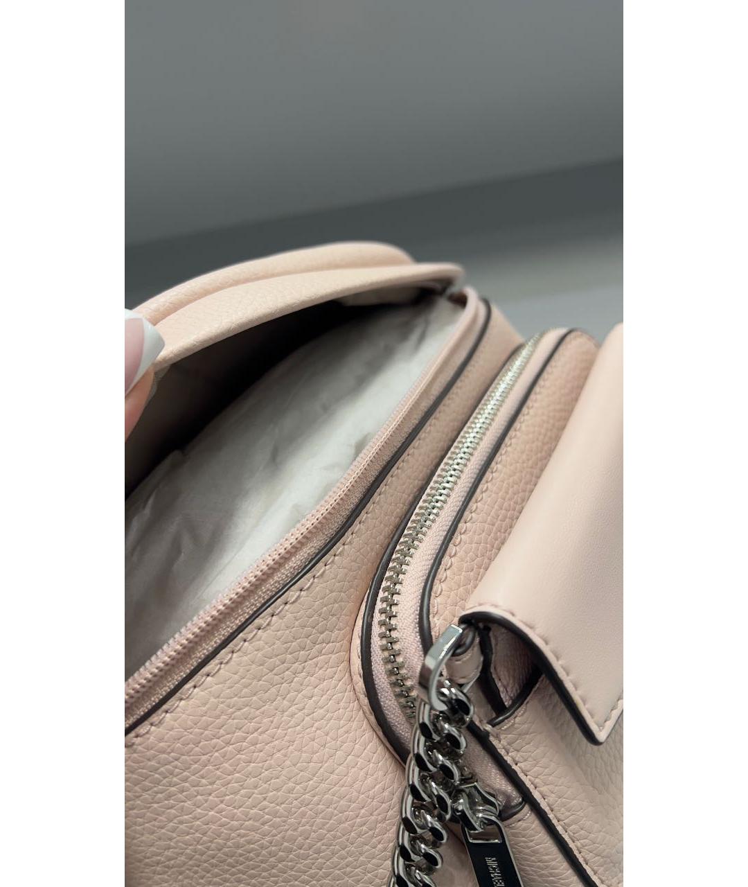 MICHAEL KORS Розовая кожаная сумка через плечо, фото 4