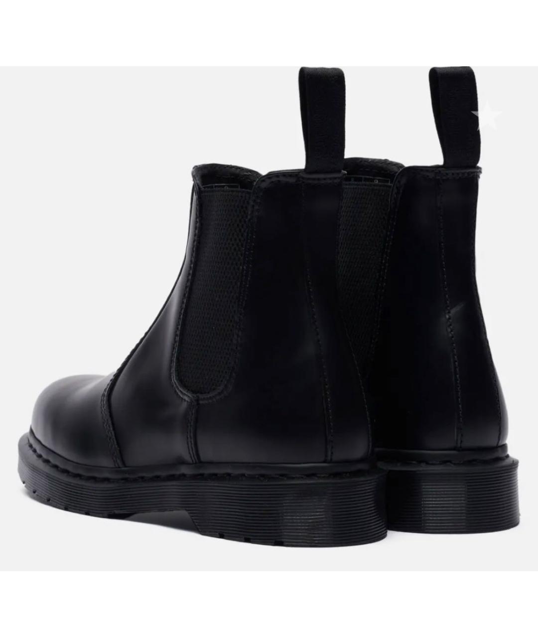 DR. MARTENS Черные кожаные ботинки, фото 4