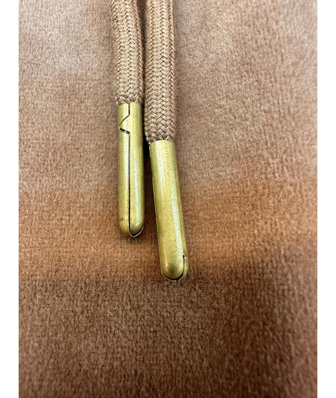 CALVIN KLEIN Коричневое велюровое повседневное платье, фото 6