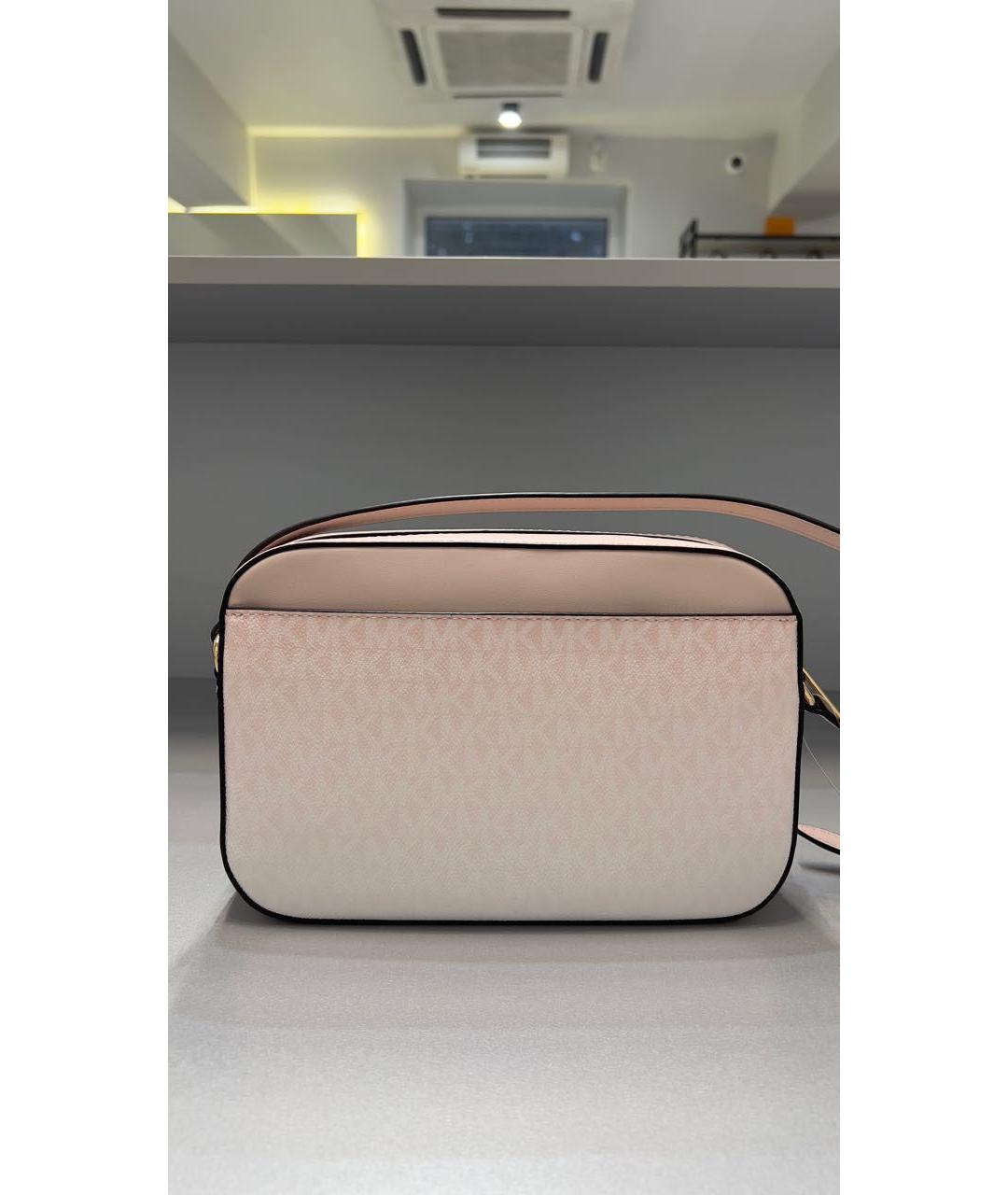 MICHAEL KORS Розовая кожаная сумка через плечо, фото 3