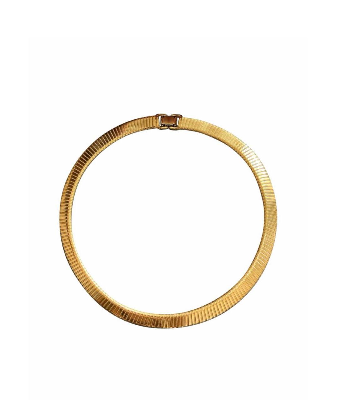 MONET Золотое металлическое колье, фото 1