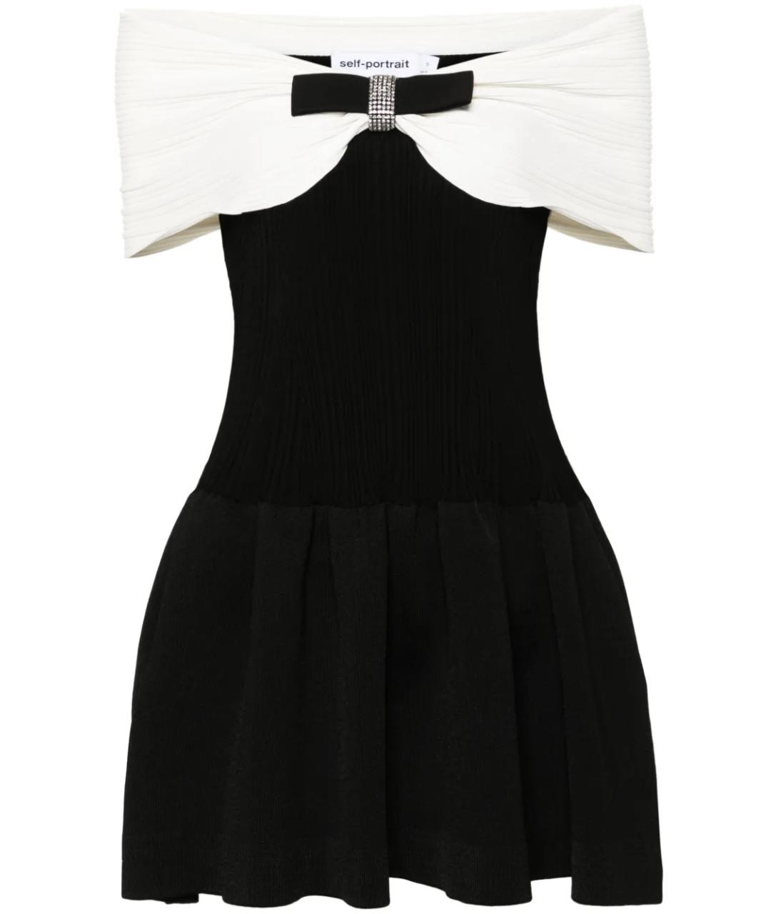 SELF-PORTRAIT Черное вечернее платье, фото 1