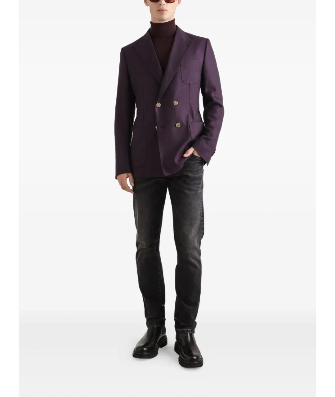 DOLCE&GABBANA Черные хлопковые джинсы, фото 2