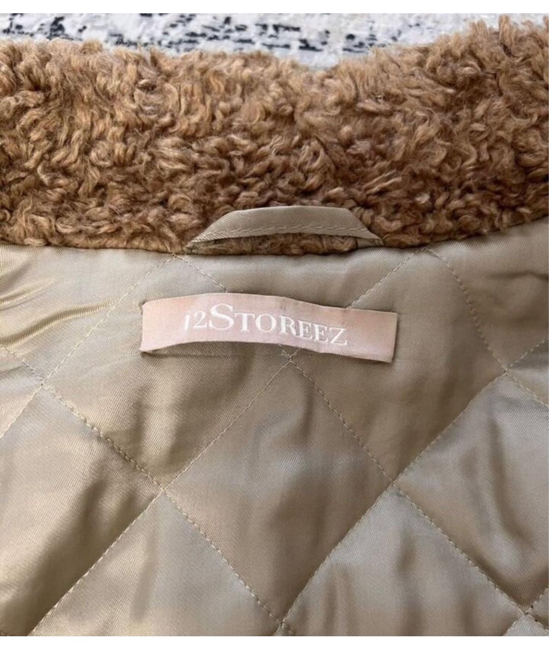 12 STOREEZ Горчичная вискозная шуба, фото 3