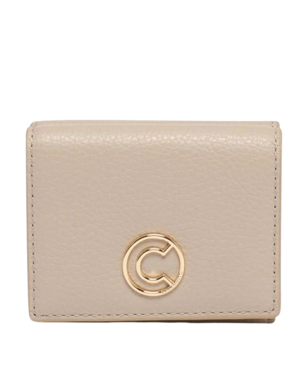 COCCINELLE Бежевый кожаный кошелек, фото 1