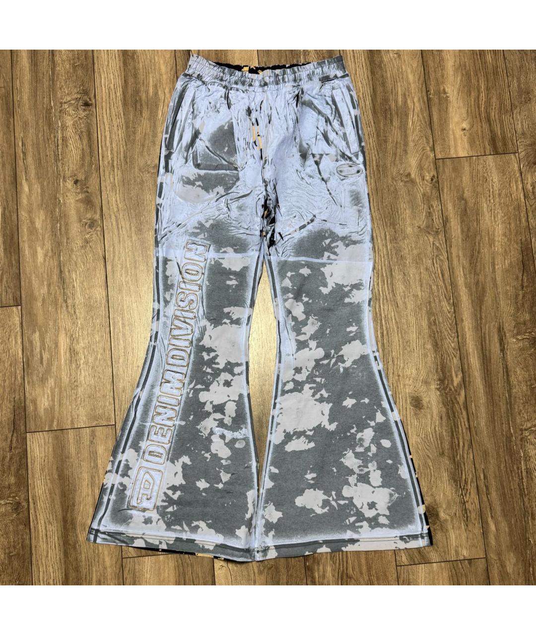 DIESEL Мульти велюровые брюки широкие, фото 4