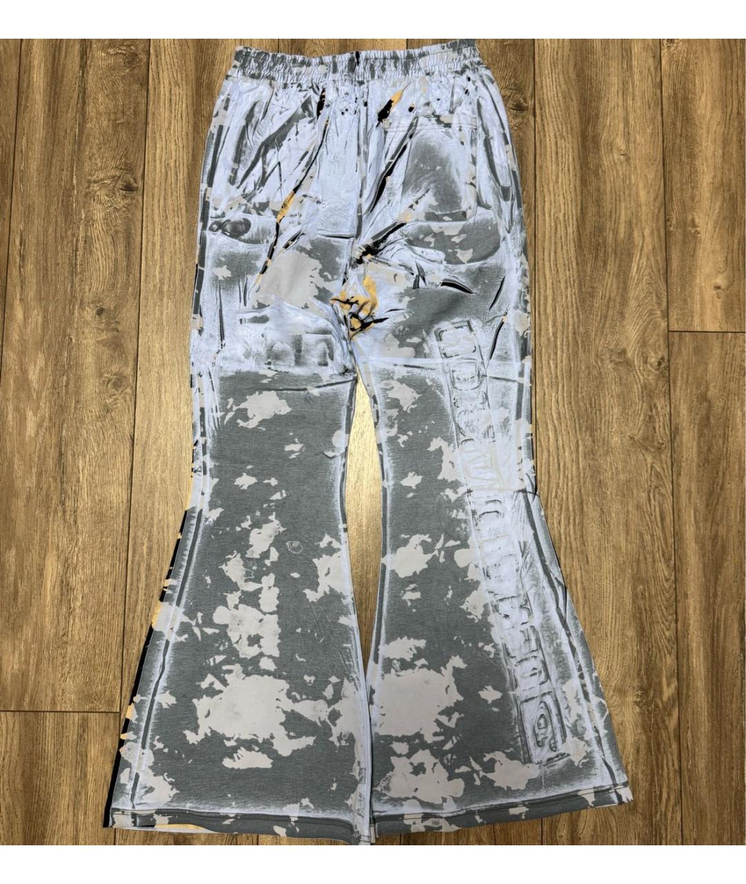 DIESEL Мульти велюровые брюки широкие, фото 2
