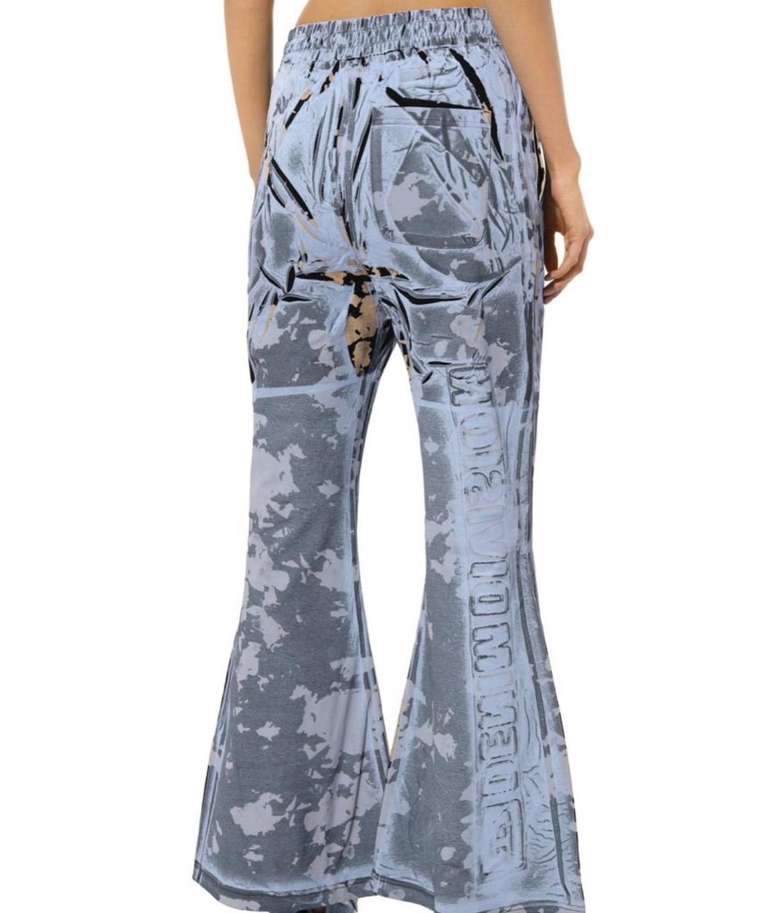 DIESEL Мульти велюровые брюки широкие, фото 6