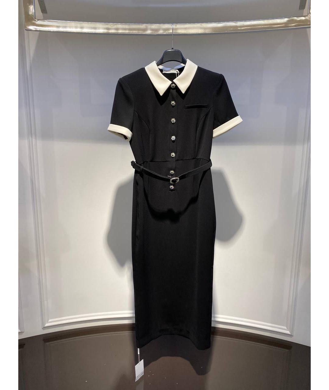 SELF-PORTRAIT Черное повседневное платье, фото 2