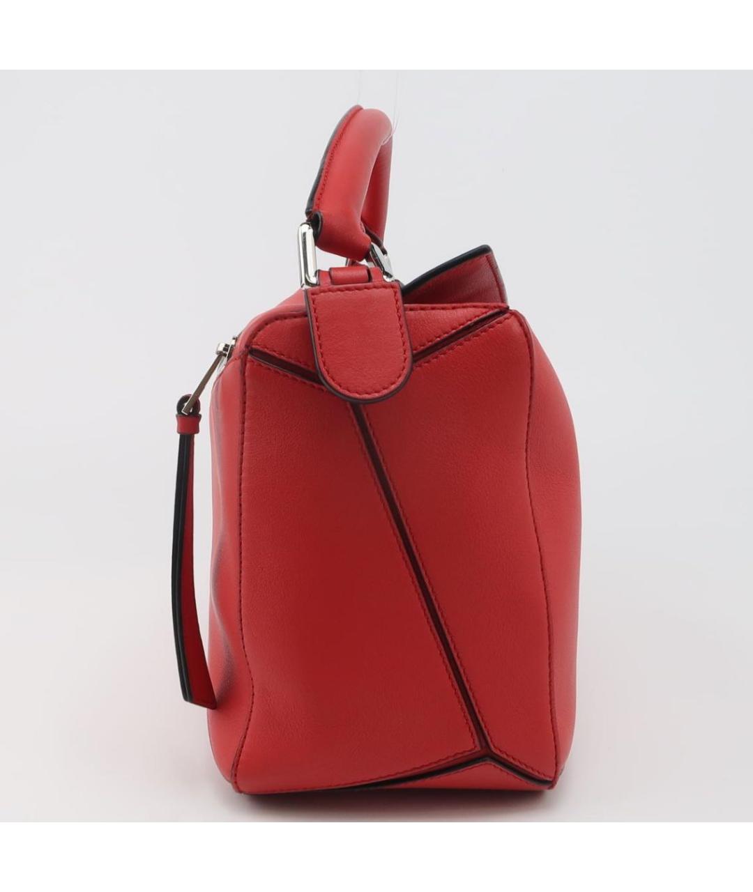LOEWE Красная кожаная сумка через плечо, фото 3