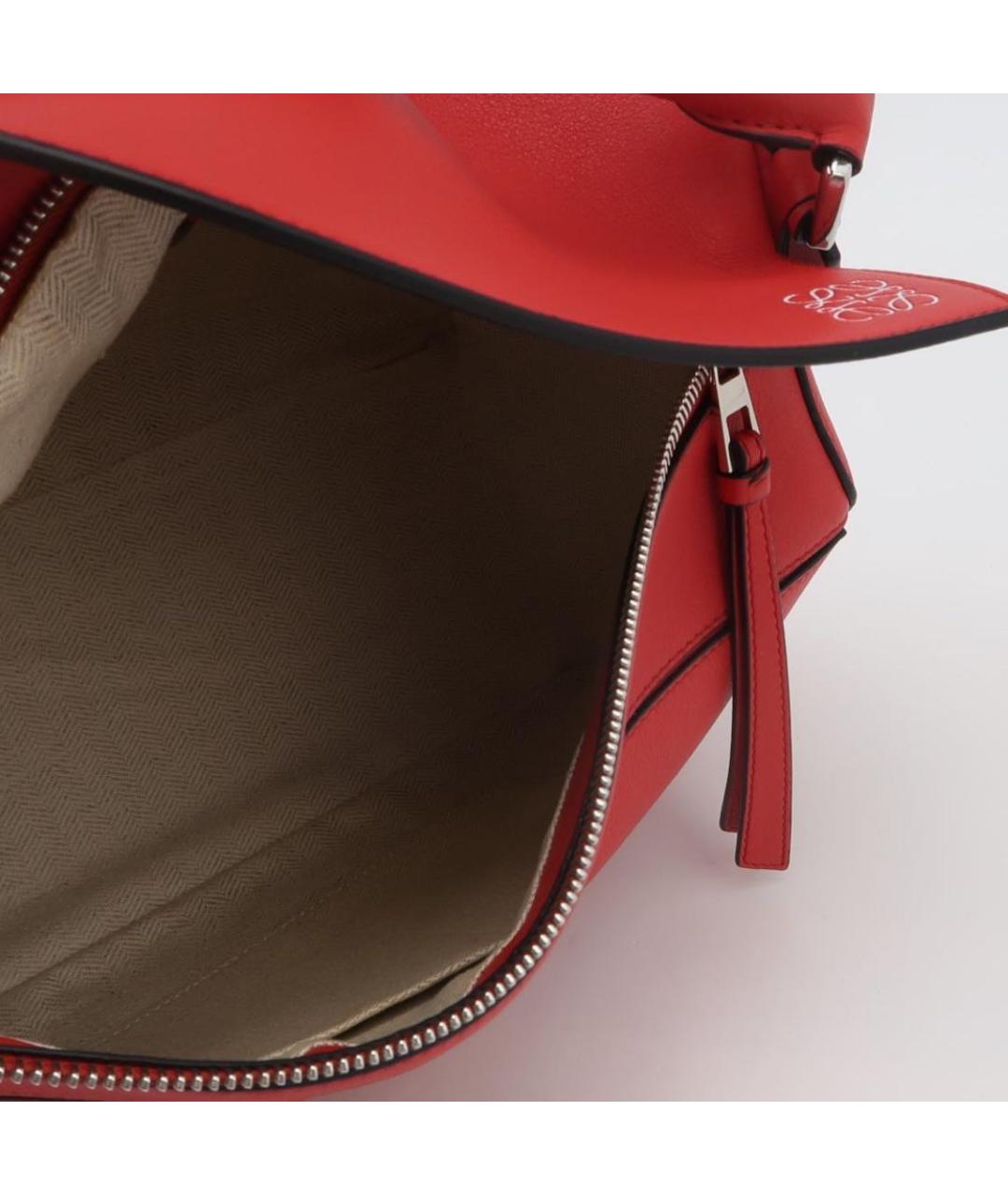 LOEWE Красная кожаная сумка через плечо, фото 6