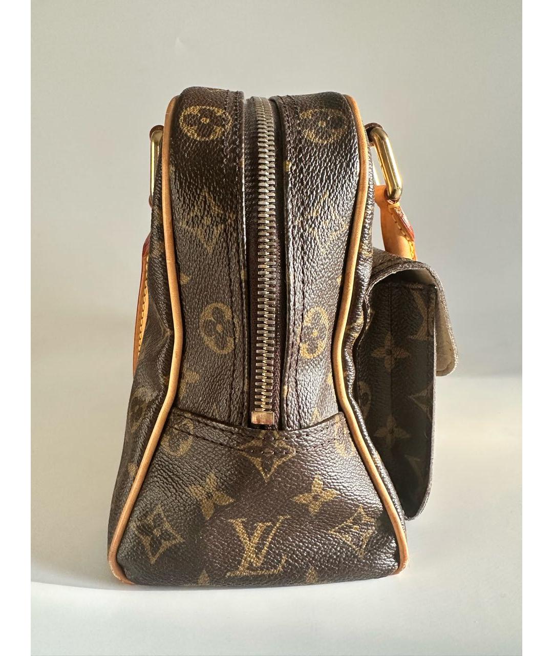 LOUIS VUITTON Коричневая сумка с короткими ручками, фото 4