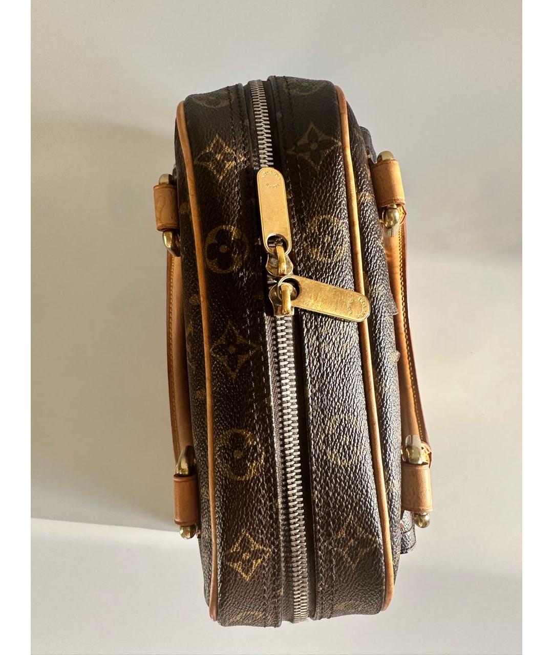 LOUIS VUITTON Коричневая сумка с короткими ручками, фото 6