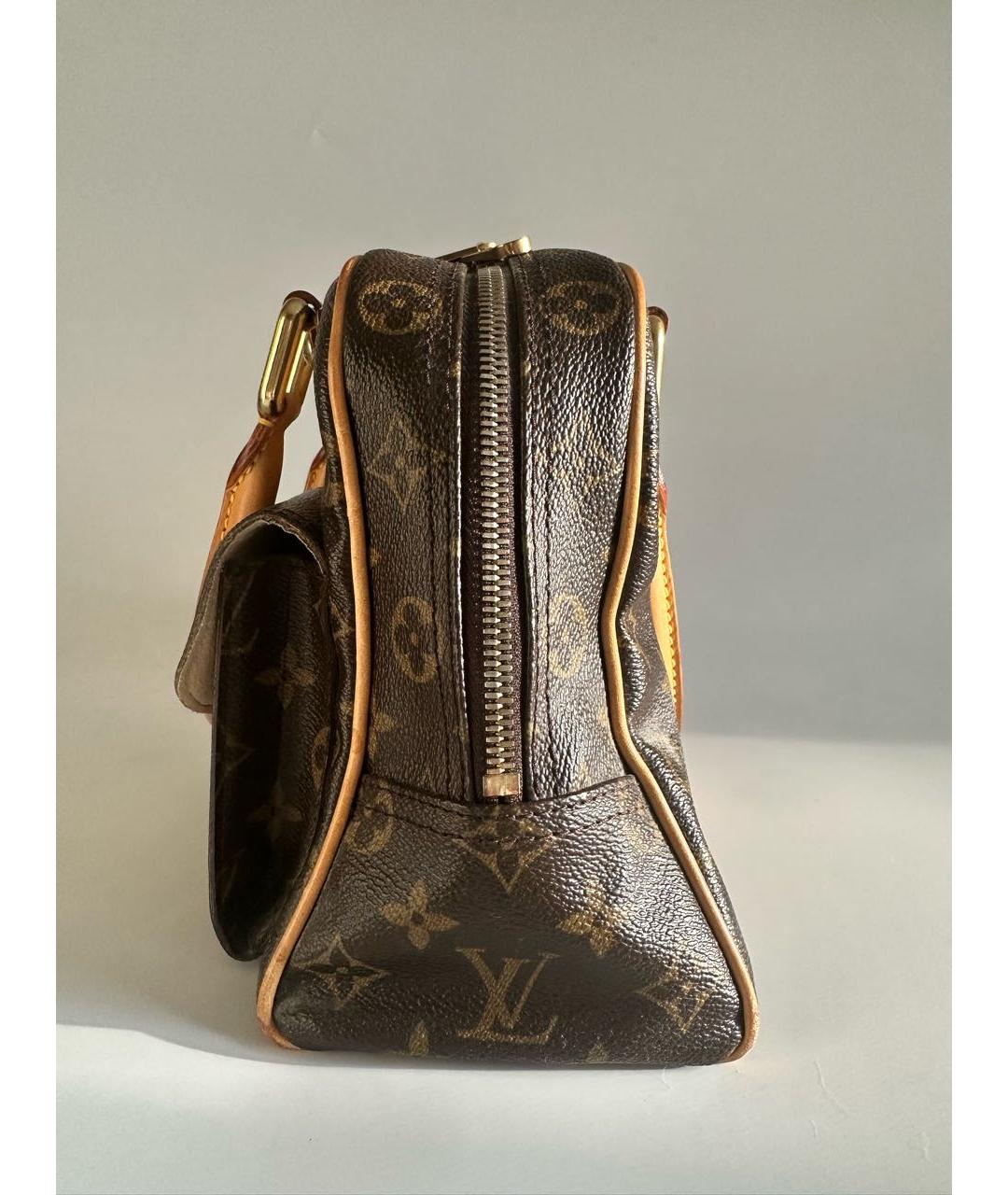 LOUIS VUITTON Коричневая сумка с короткими ручками, фото 5