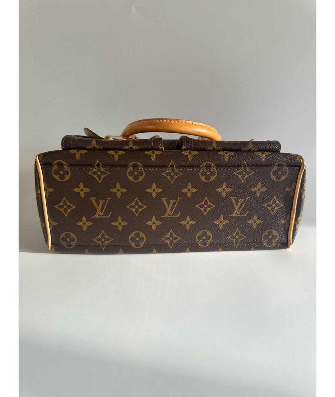 LOUIS VUITTON Коричневая сумка с короткими ручками, фото 2