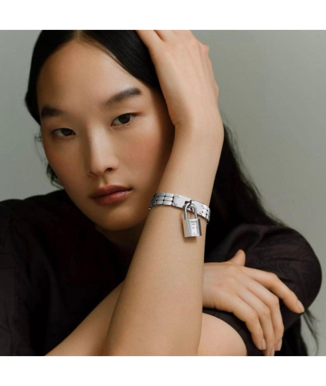 HERMES Серебряные часы, фото 3