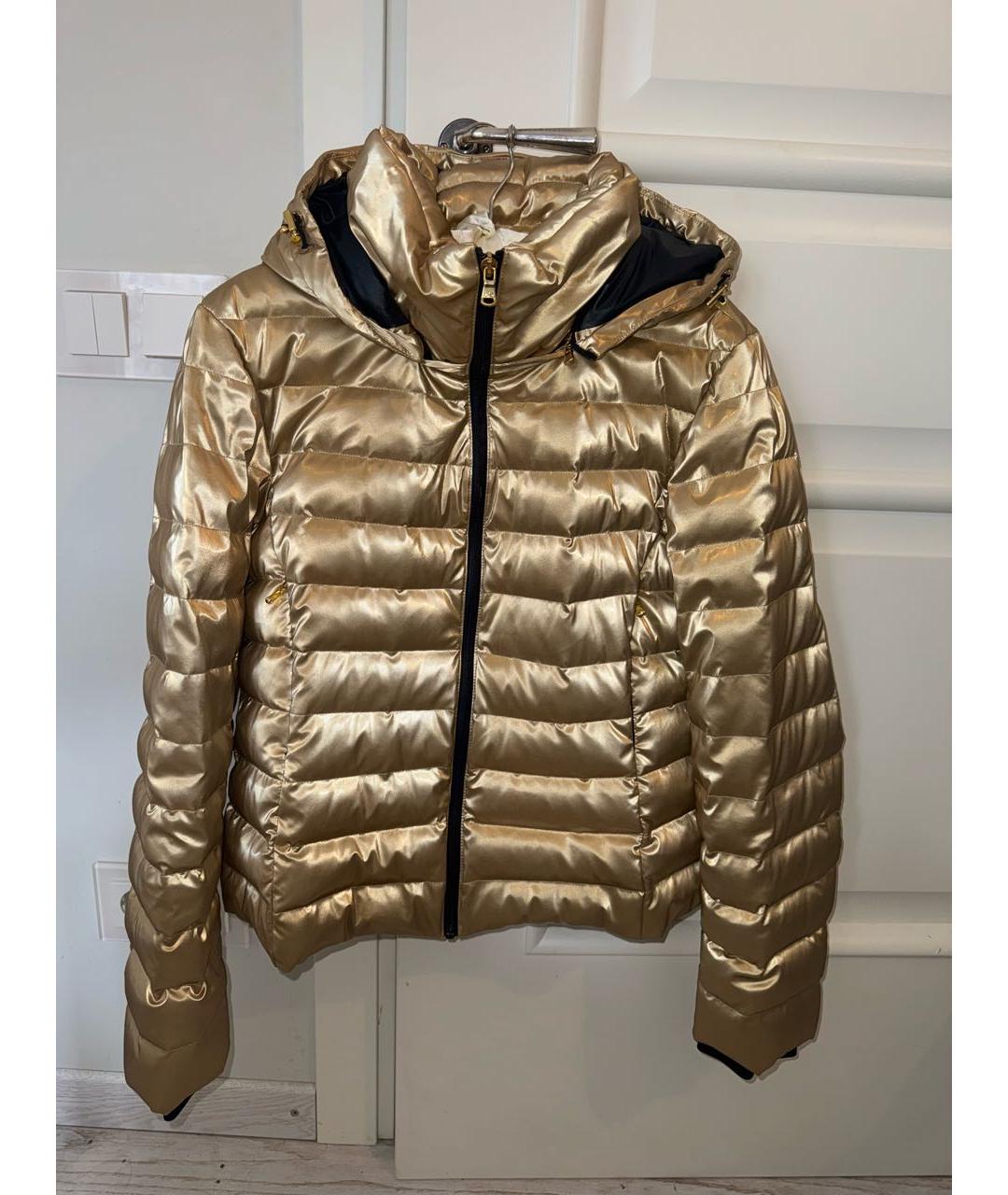 PAUL & SHARK Золотой полиэстеровый пуховик, фото 9