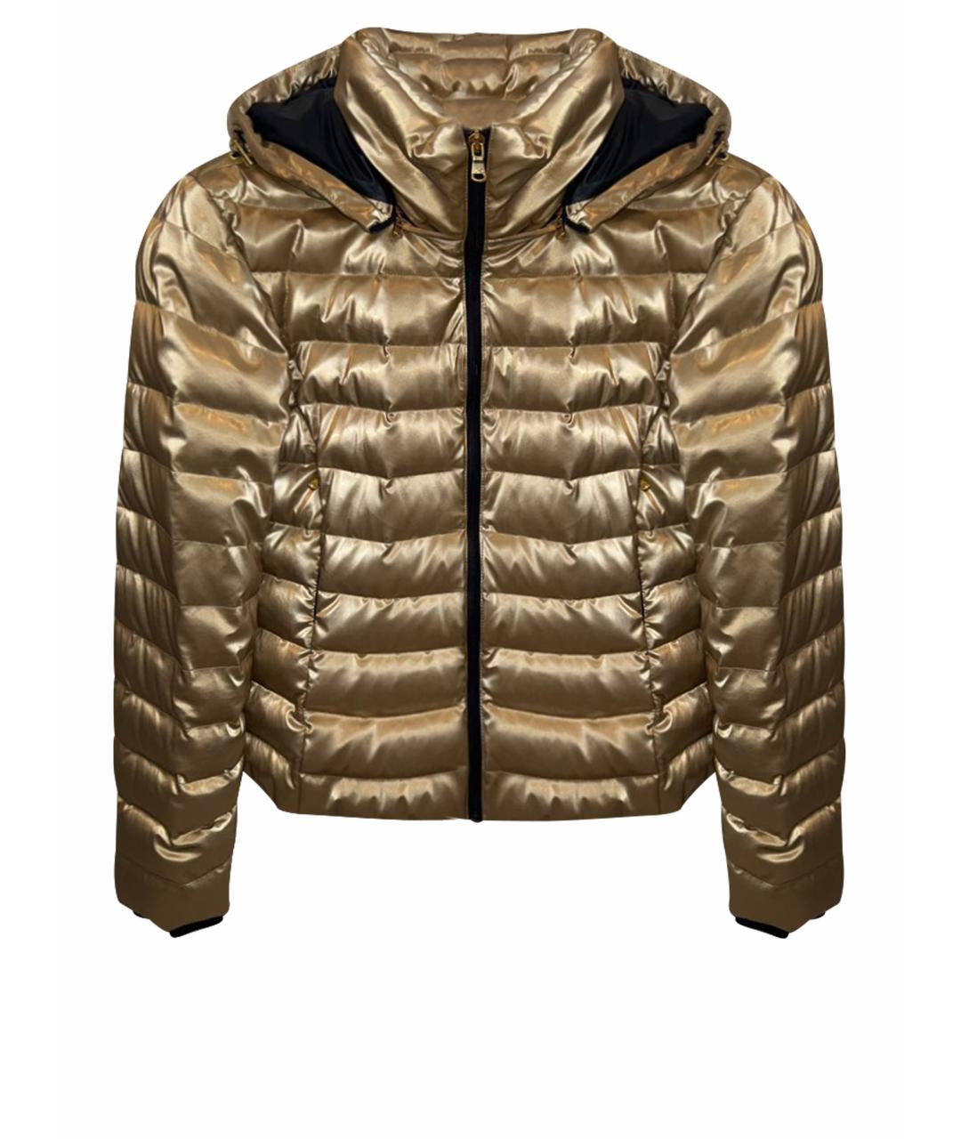 PAUL & SHARK Золотой полиэстеровый пуховик, фото 1