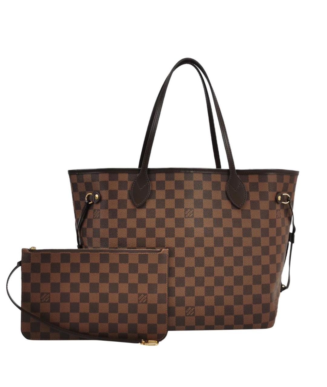 LOUIS VUITTON Коричневая сумка тоут, фото 9