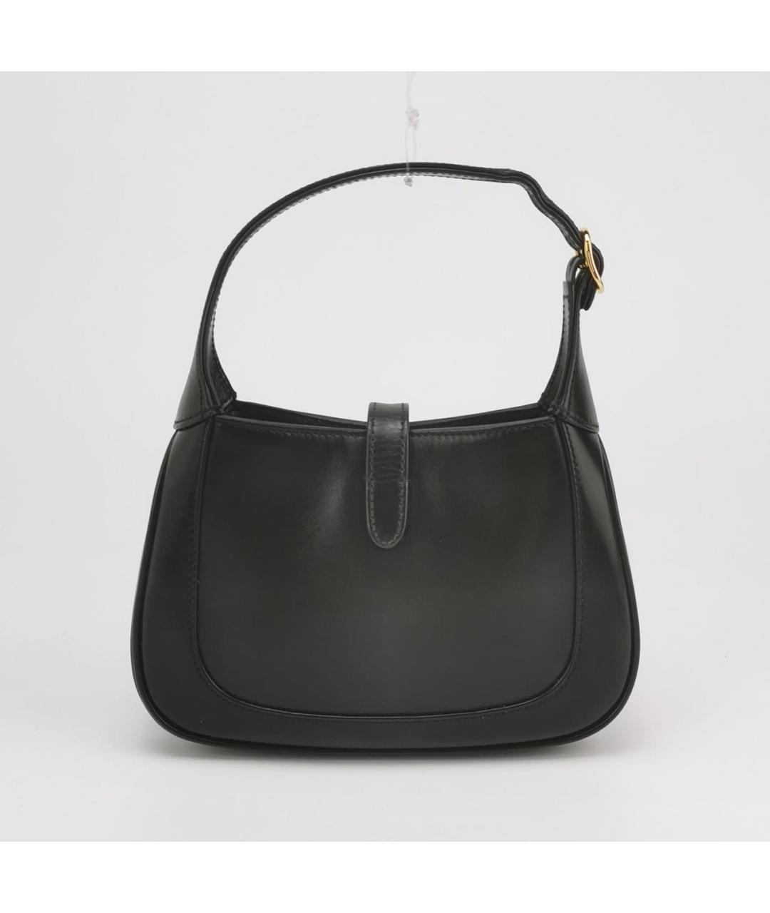 GUCCI Черная кожаная сумка через плечо, фото 4