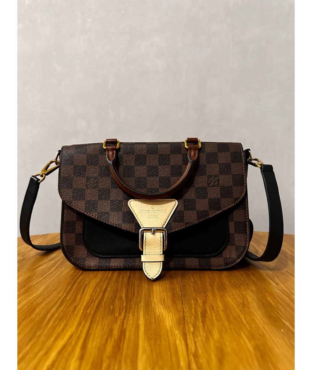 LOUIS VUITTON Коричневая сумка через плечо, фото 5