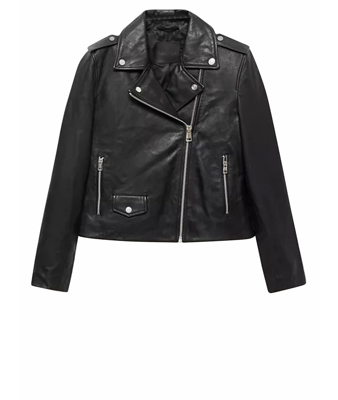 DIESEL Черная кожаная куртка, фото 1