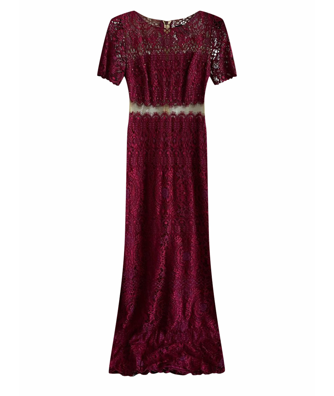 MARCHESA NOTTE Бордовое вечернее платье, фото 1