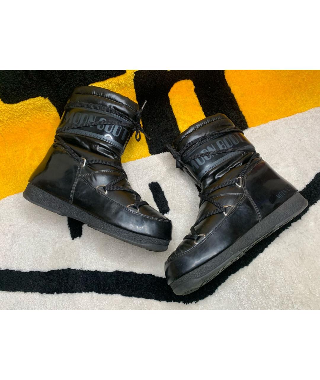 MOON BOOT Черные сапоги, фото 5