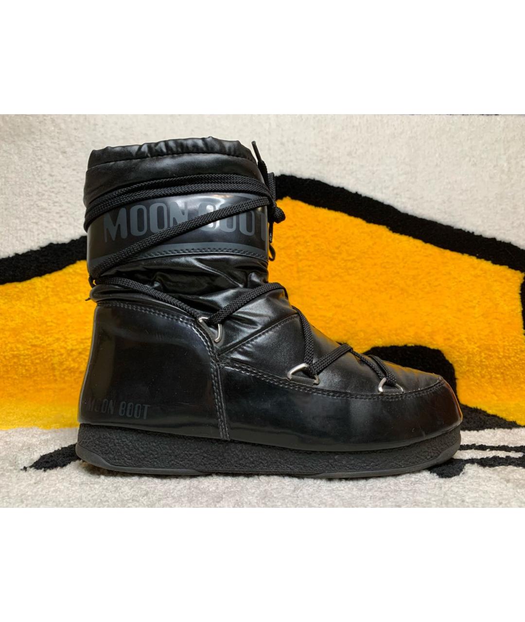 MOON BOOT Черные сапоги, фото 9