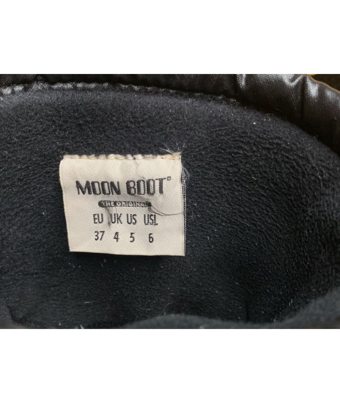 MOON BOOT Черные сапоги, фото 6