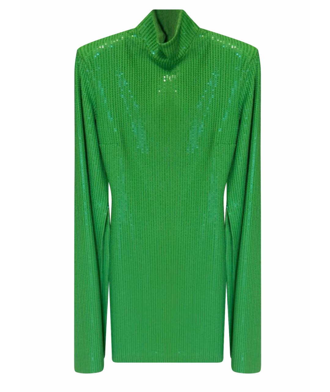 SOLACE LONDON Зеленые полиуретановое вечернее платье, фото 1