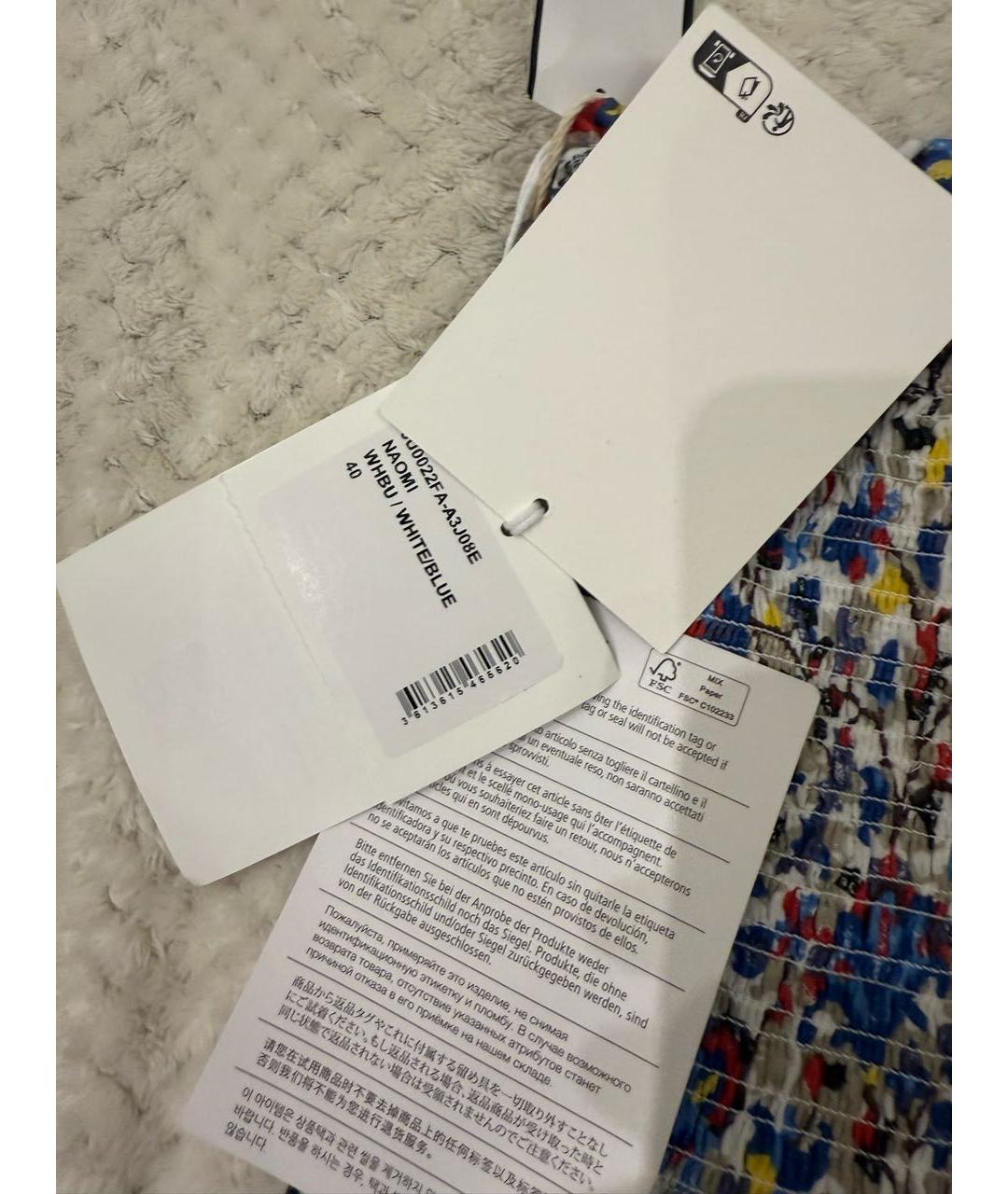 ISABEL MARANT ETOILE Мульти хлопковая юбка мини, фото 3