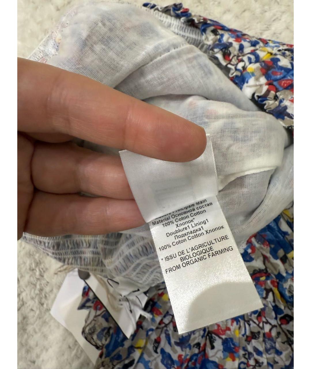 ISABEL MARANT ETOILE Мульти хлопковая юбка мини, фото 5