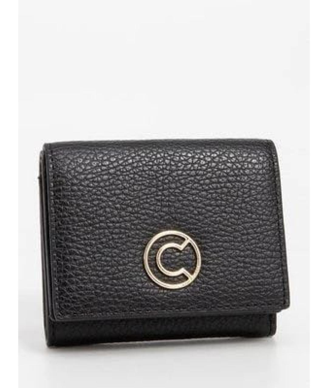 COCCINELLE Черный кожаный кошелек, фото 6