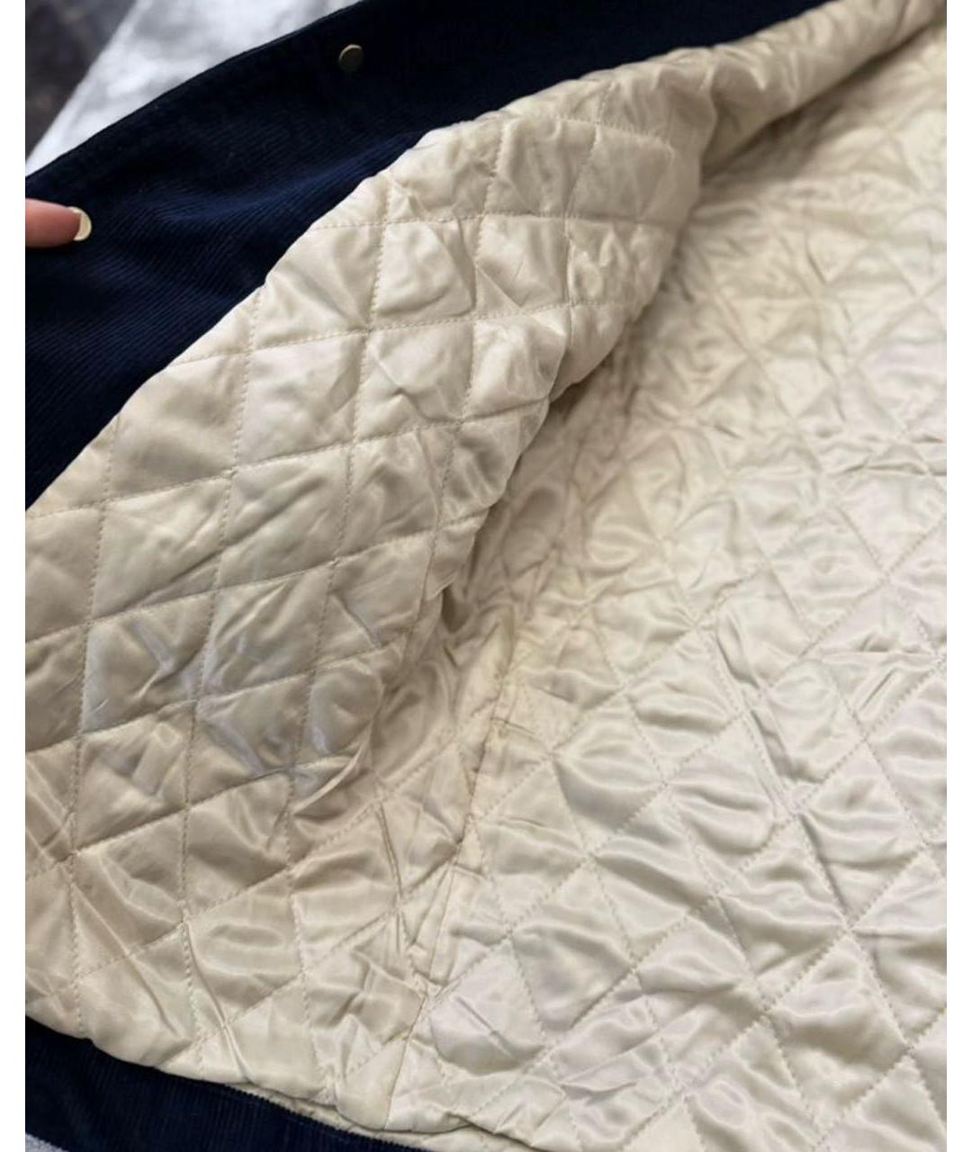 CELINE Темно-синяя хлопковая куртка, фото 7