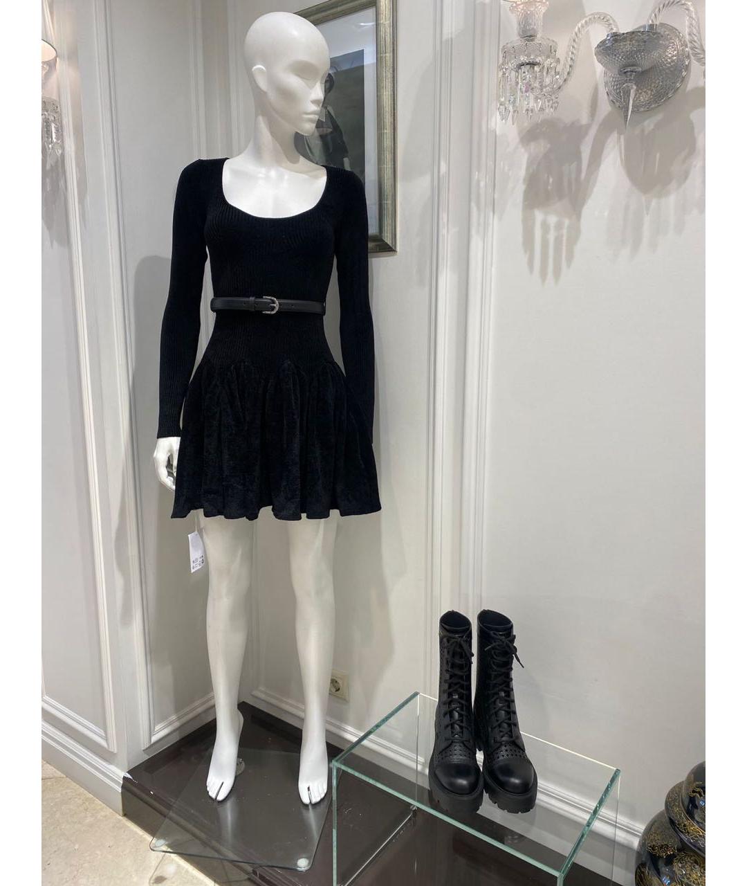 SELF-PORTRAIT Черное повседневное платье, фото 3