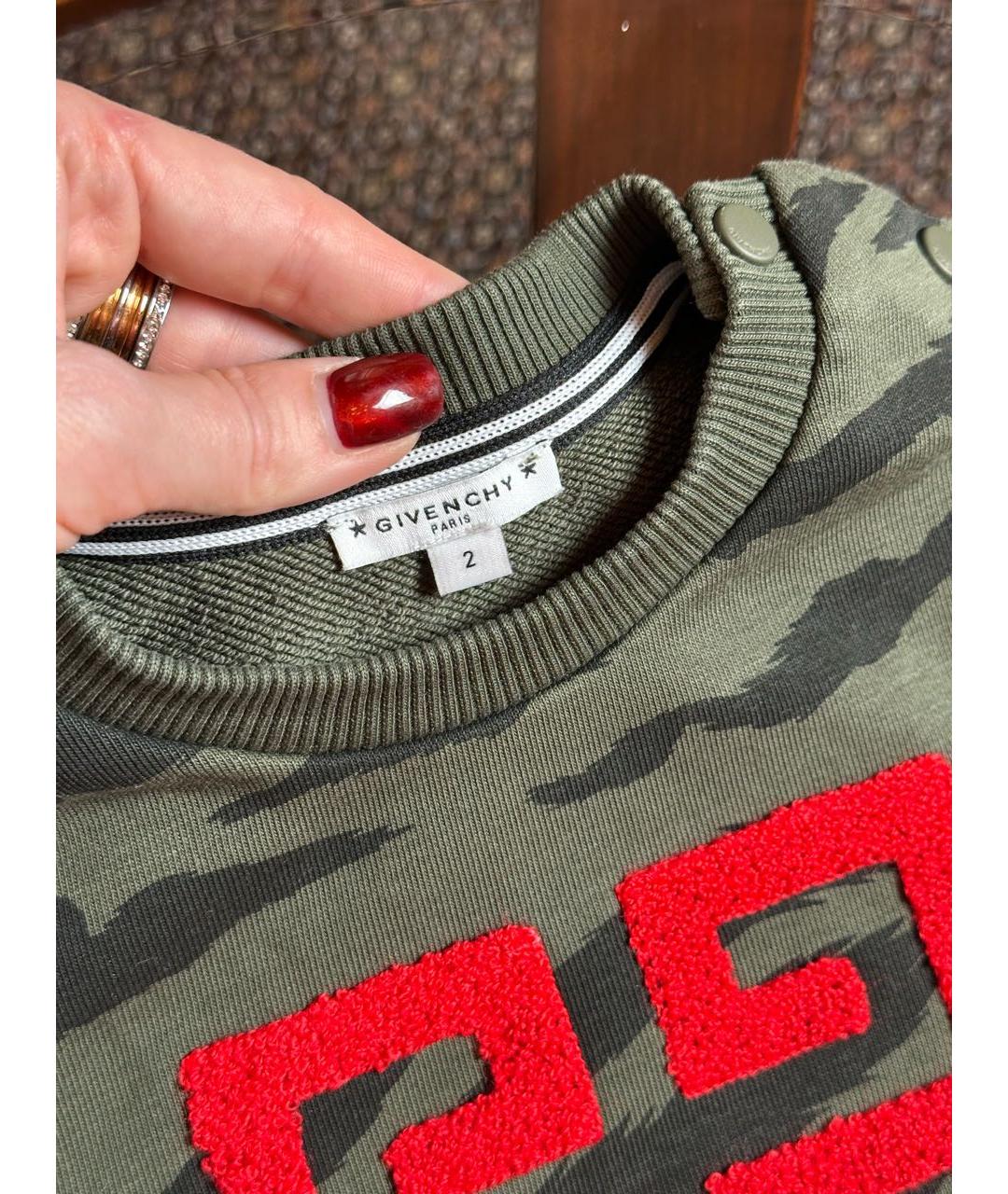 GIVENCHY Зеленый хлопковый комплект, фото 3